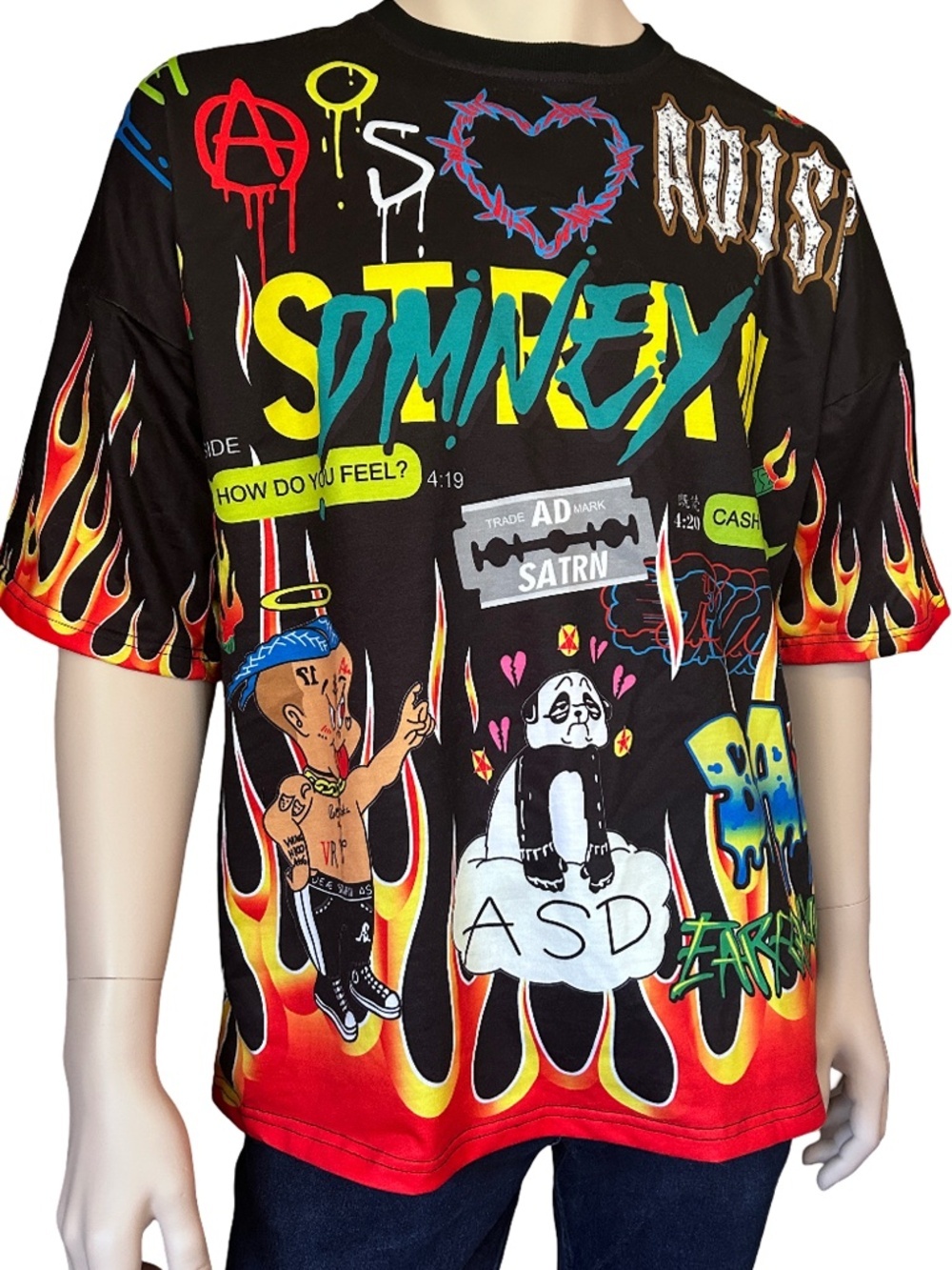 Kirin Strange Cyd Urban Shirt Hip Hop Street Graffiti Graphic Hyperbeast UNISEX